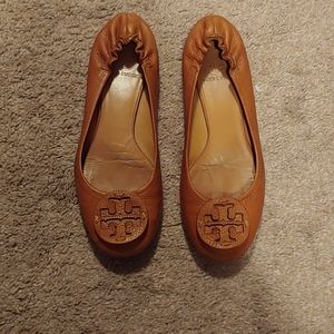 Tory Burch Minnie Flat Tan
